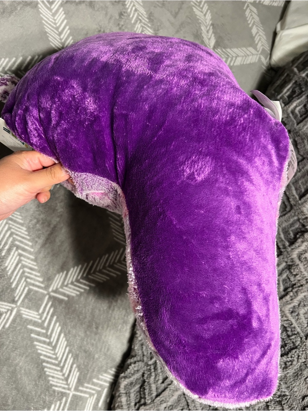 The Big One Kids Backrest Plush Gamer Girl Game On Back Support Pillow - Picture 5 of 6